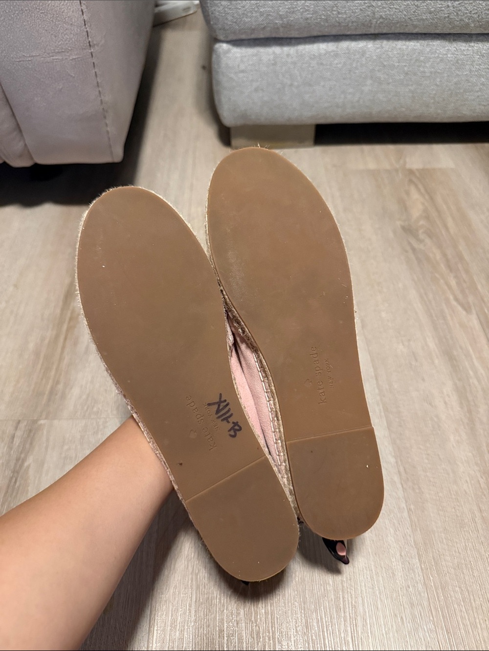 Kate Spade Leather Bow Accents Espadrilles - Picture 4 of 7
